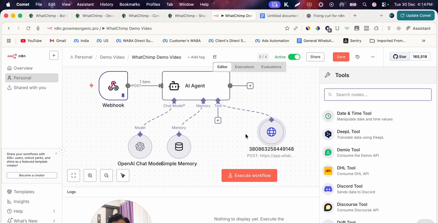 Complete N8N workflow