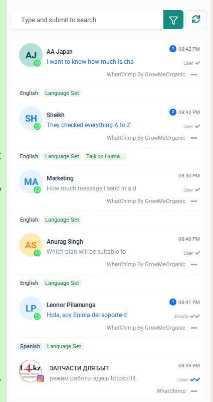 Conversation List