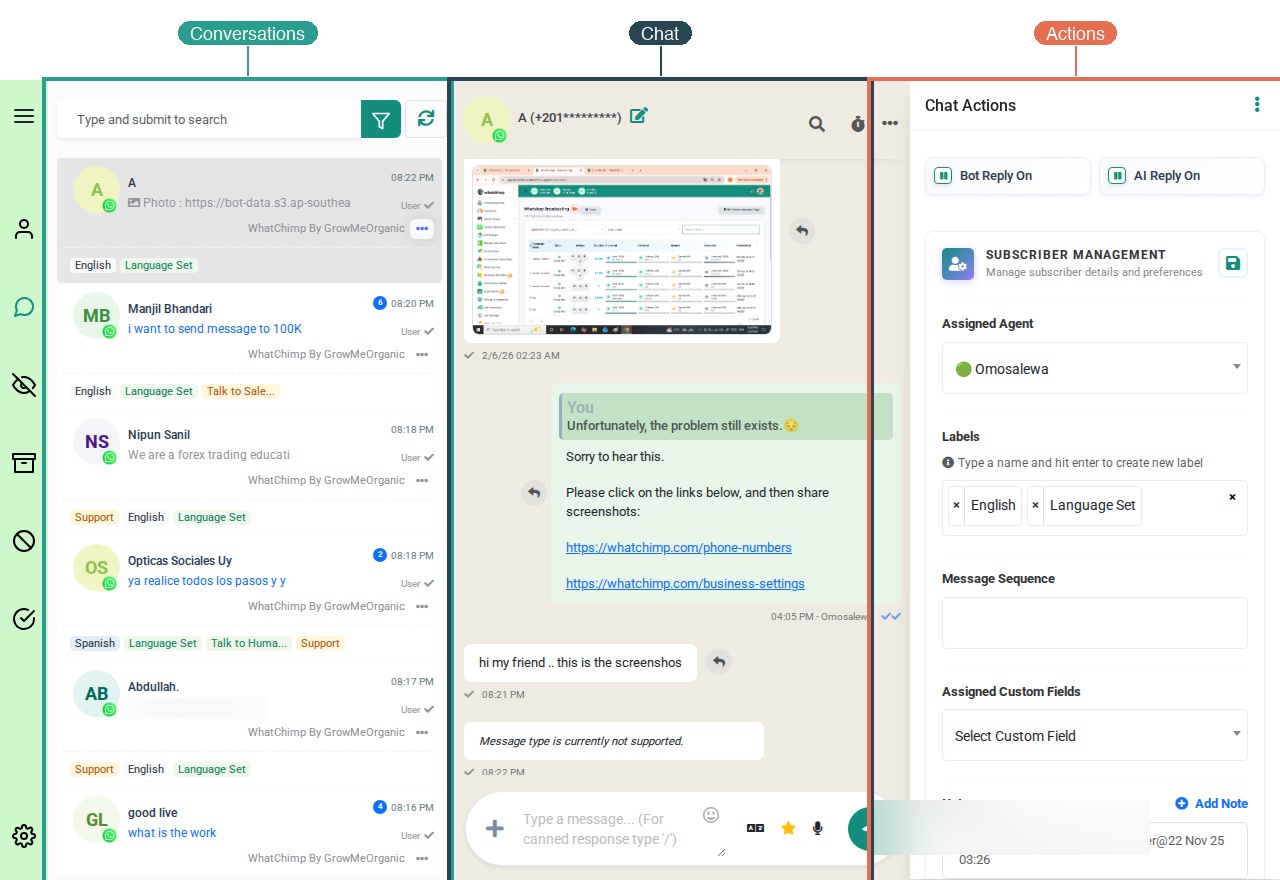 Full Inbox Interface