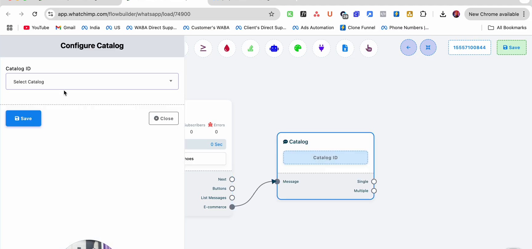 Configure Catalog node